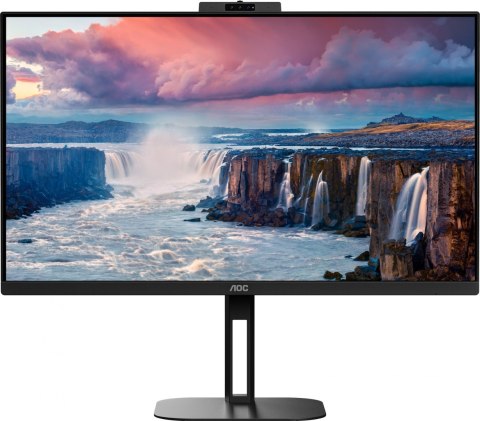 AOC Q27V5CW/BK | 27 " | IPS | QHD | 16:9 | 75 Hz | 4 ms | 2560 x 1440 pikseli | 300 cd/m² | Porty HDMI w ilości 1 | Czarny