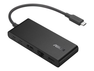 Asus Dual 4K USB-C Dock DC201 | Porty Ethernet LAN (RJ-45) 1 | Porty USB 3.0 (3.1 Gen 1) Type-C w liczbie 3 | Porty HDMI w liczb