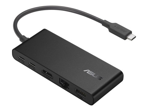 Asus Dual 4K USB-C Dock DC201 | Porty Ethernet LAN (RJ-45) 1 | Porty USB 3.0 (3.1 Gen 1) Type-C w liczbie 3 | Porty HDMI w liczb