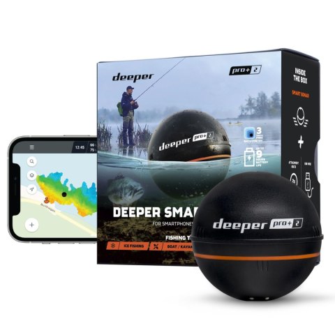Deeper | Smart Sonar PRO+2 | Sonar | Yes | Black Deeper | Smart Sonar PRO+2 | Sonar | Yes | Black