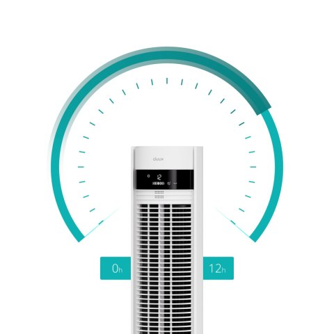 Duux Fan | Elevate | Tower Fan | Biały | Średnica 29 cm | Liczba prędkości 12 | Oscylacja | 4-40 W Duux Fan | Elevate | Tower Fan | Biały | Średnica 29 cm | Liczba prędkości 12 | Oscylacja | 4-40 W