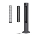 Duux Fan | Elevate | Tower Fan | Szary | Średnica 29 cm | Liczba prędkości 12 | Oscylacja | 4-40 W