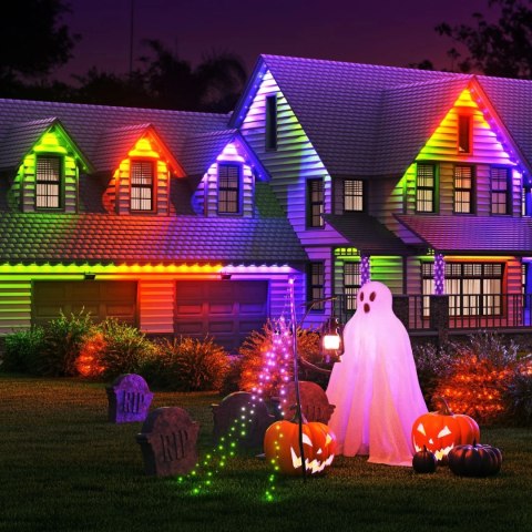 Nanoleaf Smart Multicolor Permanent Outdoor Lights Smarter Kit, 15m|16+ milionów kolorów Nanoleaf Smart Multicolor Permanent Outdoor Lights Smarter Kit, 15m|16+ milionów kolorów