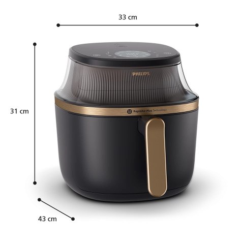 Philips Airfryer | NA332/00 3000 Series | Power 1700 W | Capacity 6.2 L Philips Airfryer | NA332/00 3000 Series | Power 1700 W | Capacity 6.2 L