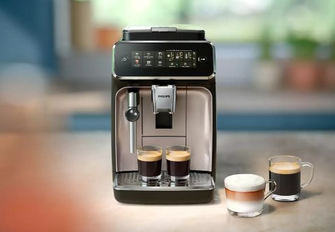 Philips | Espresso Coffee Maker | EP3321/40 | Pump pressure 15 bar | Built-in milk frother | Fully Automatic | 1500 W | Black Philips | Espresso Coffee Maker | EP3321/40 | Pump pressure 15 bar | Built-in milk frother | Fully Automatic | 1500 W | Black