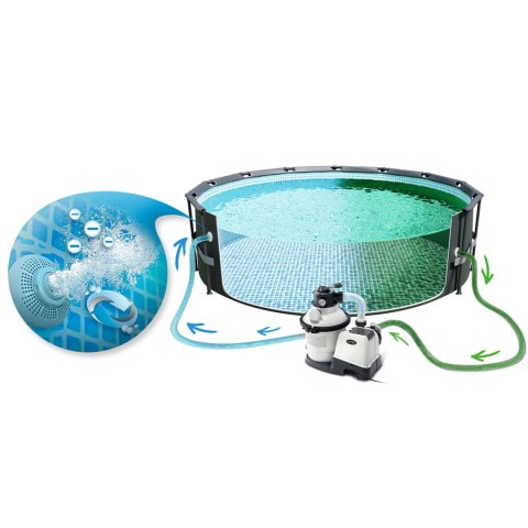 Pompa filtrująca piaskowa + kulki filtracyjne 5700 l/h INTEX 26644