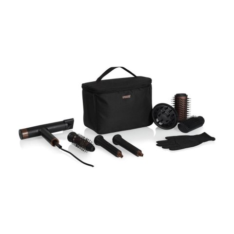 Princess Airstyler Pro | 529205 | 2000 W | Liczba ustawień temperatury 3 | Funkcja jonizacji | Dysza dyfuzora | Czarny