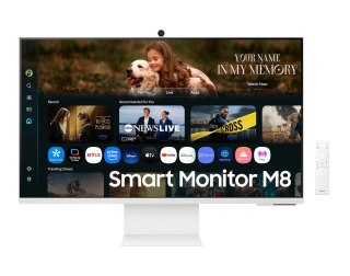 Samsung LS32FM801UUXDU 32" VA Smart Monitor M8 M80F 4K, 3840x2160/16:9/400cd/m2/4ms/HDMI USB | Samsung