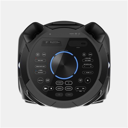 Sony | MHC-V73D | System audio o dużej mocy | Port USB | Wi-Fi | Bluetooth | Radio FM | NFC | Połączenie bezprzewodowe Sony | MHC-V73D | System audio o dużej mocy | Port USB | Wi-Fi | Bluetooth | Radio FM | NFC | Połączenie bezprzewodowe