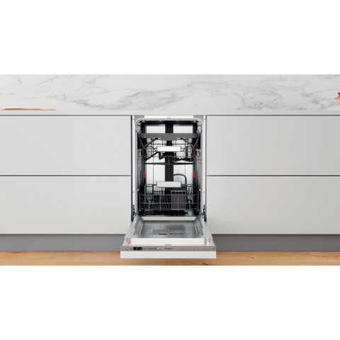 Zmywarka Whirlpool | WSIO 3T223 PCE X | Do zabudowy | Szerokość 45 cm | Liczba kompletów naczyń 10 | Liczba programów 7 | Klasa 