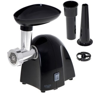 Adler | Maszynka do mielenia mięsa | AD 4811 | Czarny | 600 W | Liczba prędkości 1 | Wydajność (kg/min) 1,8 | 3 wymienne sitka: 