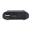 Aten US3312 2-portowy przełącznik KVM USB-C 4K DisplayPort ze zdalnym przełącznikiem portów Aten | 2-portowy przełącznik KVM USB