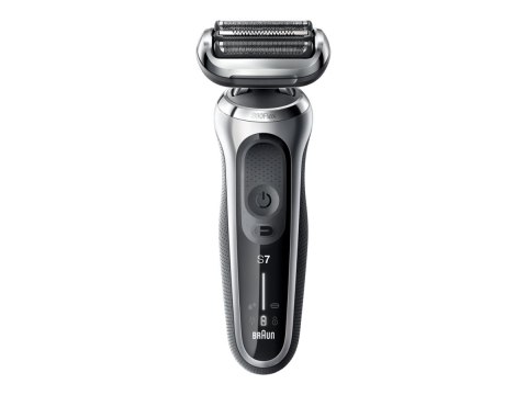 Braun | Golarka | 71-S7200cc | Czas pracy (maks.) 50 min | Na mokro i sucho | Srebrny/czarny