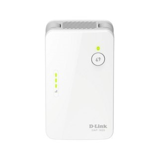D-Link | Przedłużacz zasięgu Wi-Fi AC1300 | DAP-1620 | 802.11ac | 400+867 Mbit/s | 10/100/1000 Mbit/s | Porty LAN Ethernet (RJ-4