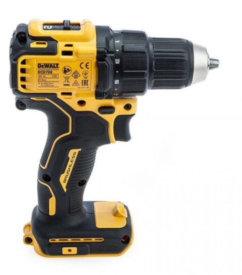 DEWALT XR Brushless Drill Driver - Bare Unit | DCD708N-XJ | 340 W | 18 V | 3 Ah DEWALT XR Brushless Drill Driver - Bare Unit | DCD708N-XJ | 340 W | 18 V | 3 Ah
