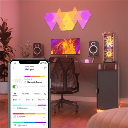 Nanoleaf | Shapes Triangles Starter Kit (15 panels) | 1.5 W | 16M+ colours Nanoleaf | Shapes Triangles Starter Kit (15 panels) | 1.5 W | 16M+ colours