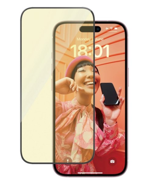 PanzerGlass | Ochraniacz ekranu - szkło | Apple iPhone 15 | Szkło | Czarny | Przezroczysty PanzerGlass | Ochraniacz ekranu - szkło | Apple iPhone 15 | Szkło | Czarny | Przezroczysty