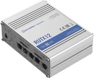 Router Dual LTE Cat 6 | RUTX12 | 802.11ac | 867 Mbit/s | 10/100/1000 Mbit/s | Porty Ethernet LAN (RJ-45) 4 | Obsługa sieci Nie |