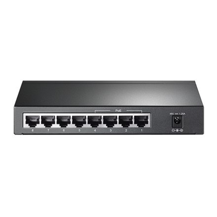 TP-LINK | Switch | TL-SG1008P | Niezarządzalny | Desktop | Porty 1 Gb/s (RJ-45) w liczbie 8 | Porty PoE w liczbie 4 | Typ zasila