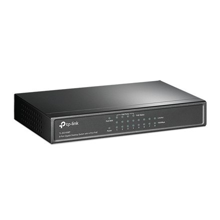 TP-LINK | Switch | TL-SG1008P | Niezarządzalny | Desktop | Porty 1 Gb/s (RJ-45) w liczbie 8 | Porty PoE w liczbie 4 | Typ zasila