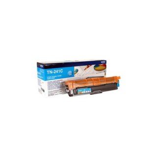 Toner do drukarki Brother TN-241C Cyan - Kartidż tonerowy o wydajności 1400 stron, Kompatybilny z HL-3140CW, HL-3150CDW, HL-3170