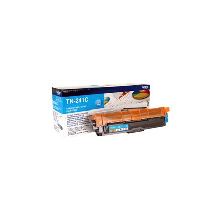 Toner do drukarki Brother TN-241C Cyan - Kartidż tonerowy o wydajności 1400 stron, Kompatybilny z HL-3140CW, HL-3150CDW, HL-3170