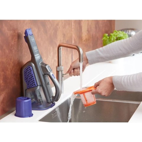 BLACK & DECKER Vacuum Cleaner | BHHV520BFP-QW | Cordless operating | 18 V | Black/Purple
