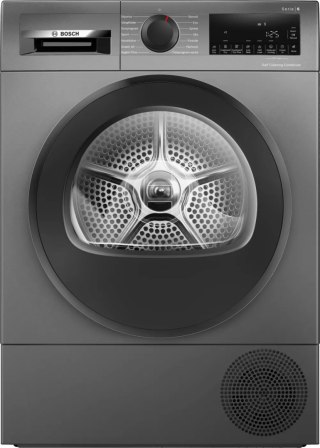 Bosch Dryer Machine with Heat Pump | WQG245DXSN | Energy efficiency class A+++ | Front loading | 9 kg | Condensation | LCD | Dep