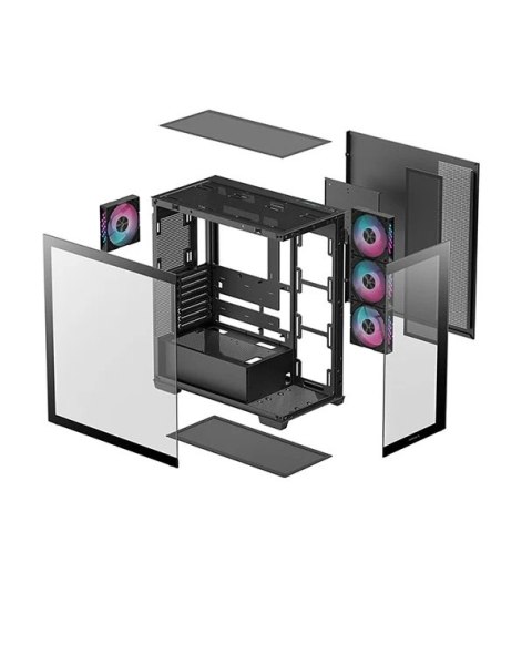 Deepcool CG580 4F | Black | Mid Tower | Power supply included No | ATX PS2