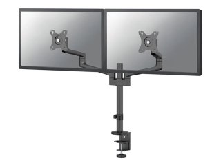 Neomounts NEXT Lite DS60-425BL2 Dual monitor arm - 17-27" - 0-8 kg/screen - space saving T-Rex model - 100% plastic-free packagi