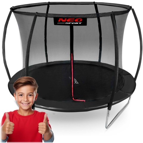 Trampolina ogrodowa profilowana 10ft/312cmz siatką wewnętrzną Neo-Sport