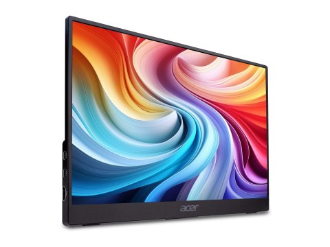 Acer PM161Q B1bmiuux | 15,6 " | IPS | FHD | 16:9 | 60 Hz | 4 ms | 1920 x 1080 pikseli | 250 cd/m² | Porty HDMI w ilości 1 | Czar Acer PM161Q B1bmiuux | 15,6 " | IPS | FHD | 16:9 | 60 Hz | 4 ms | 1920 x 1080 pikseli | 250 cd/m² | Porty HDMI w ilości 1 | Czar