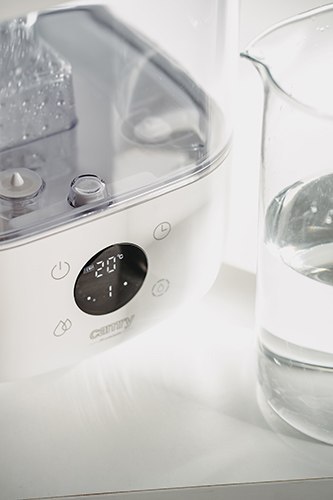 Camry | CR 7973w | Nawilżacz | 23 W | Pojemność zbiornika na wodę 5 L | Odpowiedni do pomieszczeń do 35 m² | Ultradźwiękowy | Wy