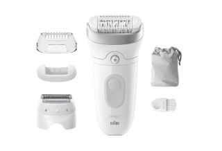 Depilator Braun | SE7-041 Silk épil 7 | Liczba poziomów mocy 2 | Na mokro i na sucho | Biały/Srebrny