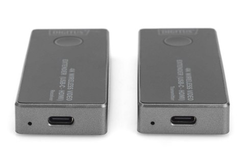 Digitus 4K Wireless Video Extender, 30 m (USB-C - HDMI) | DS-55324 | Black/Silver Digitus 4K Wireless Video Extender, 30 m (USB-C - HDMI) | DS-55324 | Black/Silver