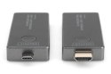 Digitus 4K Wireless Video Extender, 30 m (USB-C - HDMI) | DS-55324 | Black/Silver