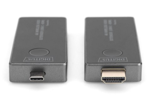 Digitus 4K Wireless Video Extender, 30 m (USB-C - HDMI) | DS-55324 | Black/Silver Digitus 4K Wireless Video Extender, 30 m (USB-C - HDMI) | DS-55324 | Black/Silver