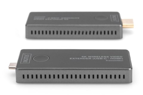 Digitus 4K Wireless Video Extender, 30 m (USB-C - HDMI) | DS-55324 | Black/Silver Digitus 4K Wireless Video Extender, 30 m (USB-C - HDMI) | DS-55324 | Black/Silver