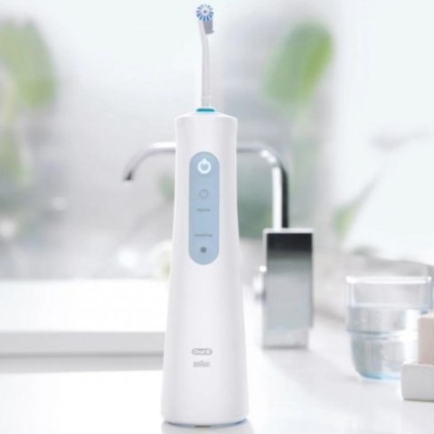 Irygator Oral-B | Jet Aquacare 4 | 600 ml | Liczba głowic 2 | Biały Irygator Oral-B | Jet Aquacare 4 | 600 ml | Liczba głowic 2 | Biały