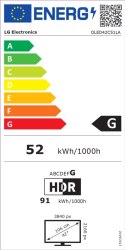 LG OLED42C51LA | 42 | Smart TV | webOS 25 | UHD