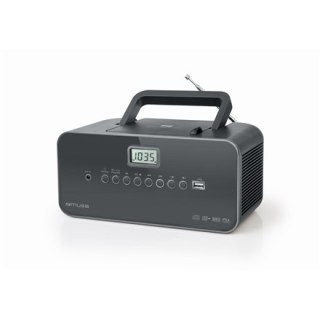 Muse | M-28DG | Przenośne radio | AUX in | Szary