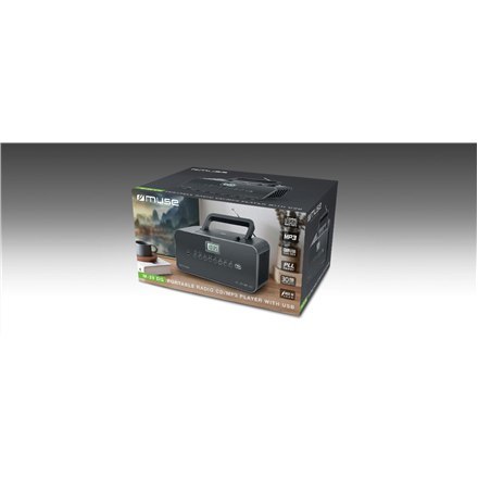 Muse | M-28DG | Przenośne radio | AUX in | Szary