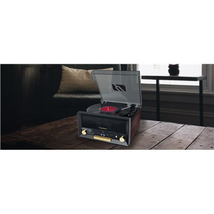 Muse | Mikrosystem gramofonowy z talerzem winylowym | MT-112 W | Mikrosystem CD z gramofonem | Port USB