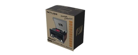 Muse | Mikrosystem gramofonowy z talerzem winylowym | MT-112 W | Mikrosystem CD z gramofonem | Port USB