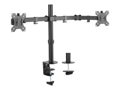 Neomounts FPMA-D550DBLACK Dual monitor arm - 10-32" - 0-8 kg/screen - black Neomounts FPMA-D550DBLACK Dual monitor arm - 10-32" - 0-8 kg/screen - black