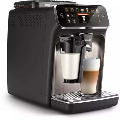 Philips | Series 5400 Coffee Maker | EP5447/90 | Pump pressure 15 bar | Built-in milk frother | Fully Automatic | 1500 W | Black Philips | Series 5400 Coffee Maker | EP5447/90 | Pump pressure 15 bar | Built-in milk frother | Fully Automatic | 1500 W | Black