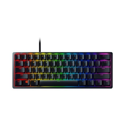 Razer | Huntsman Mini 60% | Klawiatura dla graczy | Opto-mechaniczna | Podświetlenie LED RGB | NORD | Czarna | Przewodowa Razer | Huntsman Mini 60% | Klawiatura dla graczy | Opto-mechaniczna | Podświetlenie LED RGB | NORD | Czarna | Przewodowa