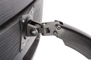 Digitus | Uchwyt biurkowy | Uniwersalny stojak na monitor LED/LCD ze sprężyną gazową | Pochylanie, obracanie, regulacja wysokośc