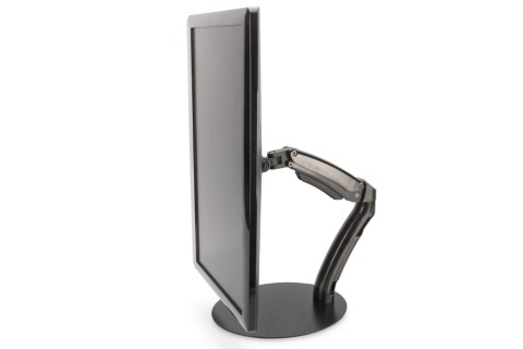 Digitus | Uchwyt biurkowy | Uniwersalny stojak na monitor LED/LCD ze sprężyną gazową | Pochylanie, obracanie, regulacja wysokośc