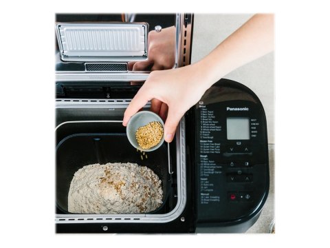 Panasonic | Wypiekacz do chleba | SD-B2510 | Moc 550 W | Liczba programów 21 | Wyświetlacz Tak | Biały